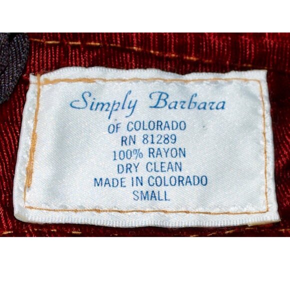 Vintage Red Velvet Turtleneck Blouse Small - Picture 5 of 11